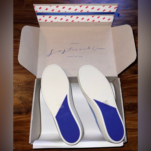 NEW Rothy’s size 6.5 The Original Slip on Sneaker in Boardwalk - Picture 3 of 6